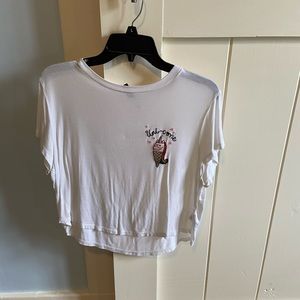 cute unicone crop top